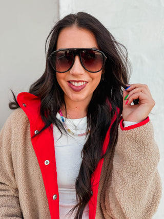 Chart Topper Sunglasses-Dark Tort Frame/Brown Lens-Quay