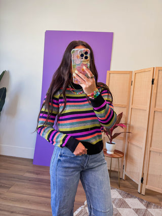 Lydia Striped Sweater