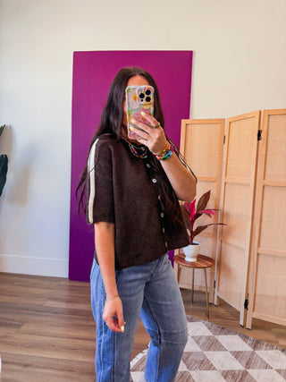 Atlas Button Down Sweater