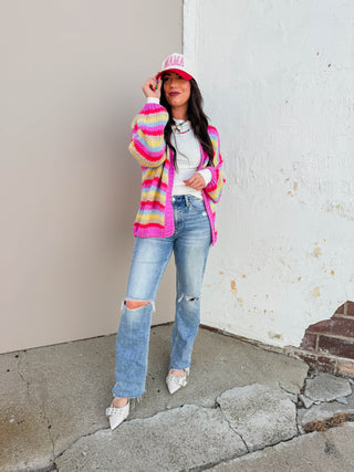 Nova Striped Cardigan