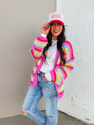 Nova Striped Cardigan