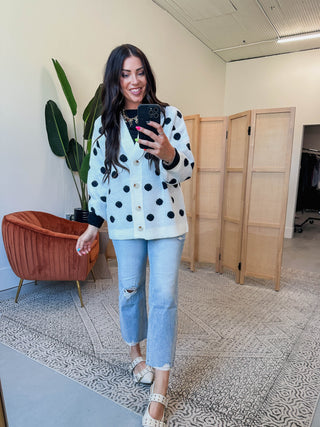 Indy Polka Dot Cardigan
