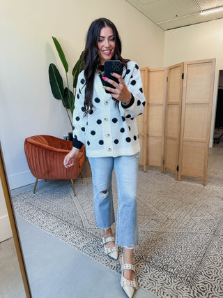 Indy Polka Dot Cardigan
