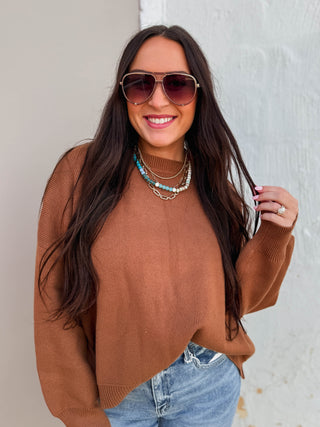 Nellie Sweater-Caramel