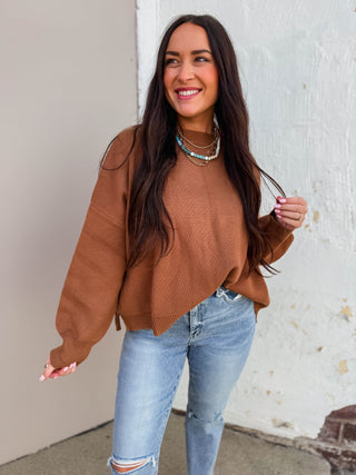 Nellie Sweater-Caramel