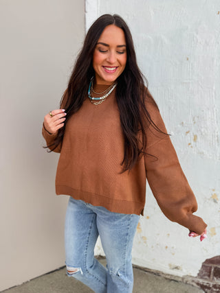 Nellie Sweater-Caramel