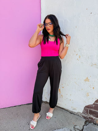 Easy Day Joggers-Black