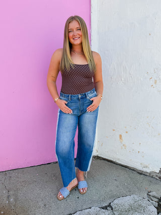 Polka Dot Cami-French Roast