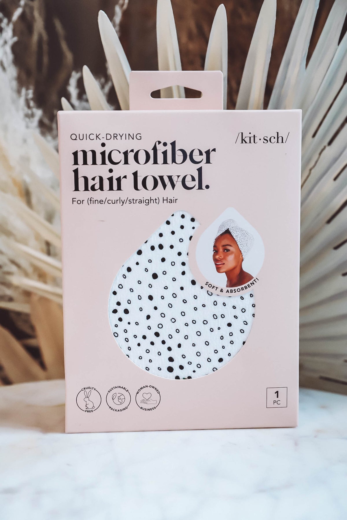 Quick Dry Hair Towel-Micro Dot