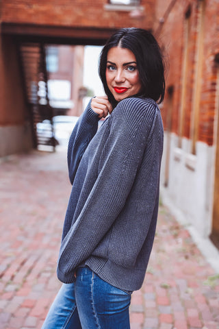 Regina Sweater-Navy