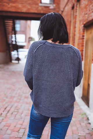 Regina Sweater-Navy