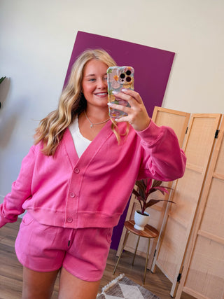 Cozy Club Lounge Set-Pink