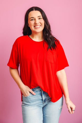 Nyla Tee-Red