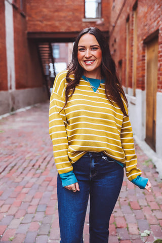 Abbie Striped Sweater