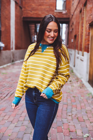 Abbie Striped Sweater