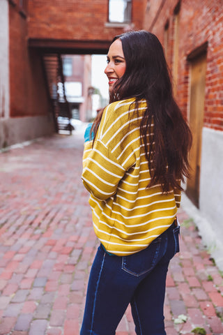 Abbie Striped Sweater