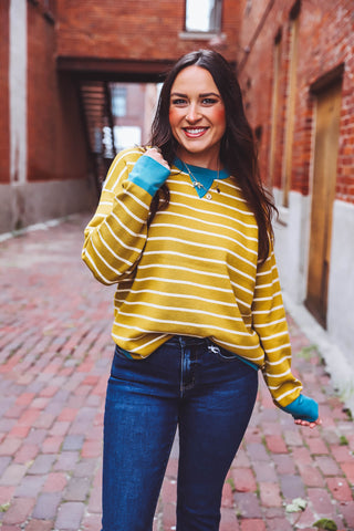 Abbie Striped Sweater