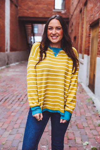 Abbie Striped Sweater