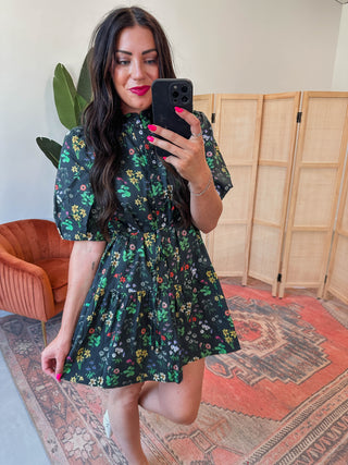 Simone Floral Mini Dress