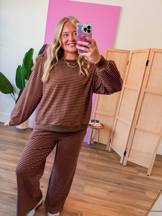 Simply Cozy Striped Pants