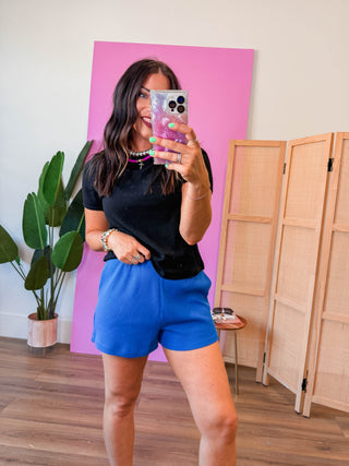 Lex Waffle Knit Shorts
