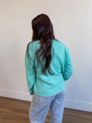 Kenzie Cardigan-Aqua
