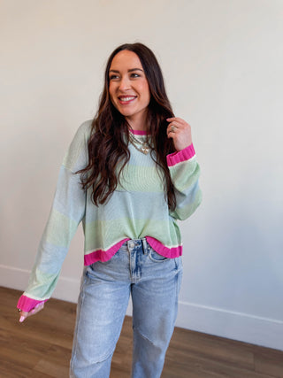 Kaylee Striped Sweater