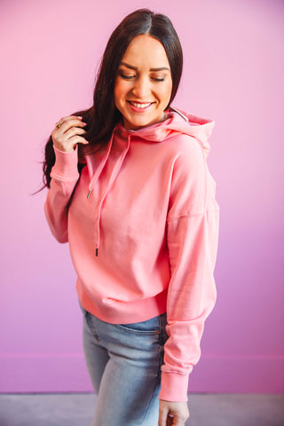 Avalon Hoodie-Geranium Pink-Thread & Supply