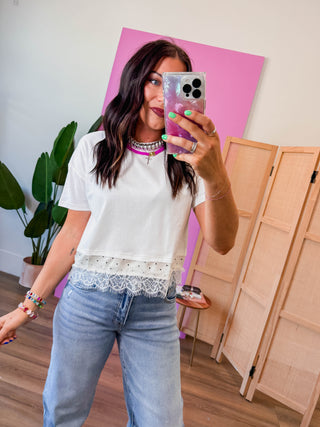 Lovely Layers Tee-Off White