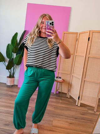 Easy Day Joggers-Kelly Green