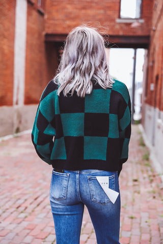 Jordie Checkered Sweater