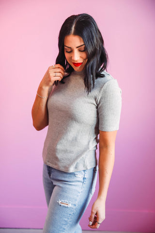 Bianca Top-Heather Grey-Thread & Supply