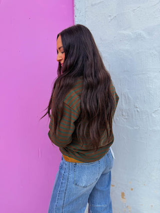 Nolan Striped Pullover