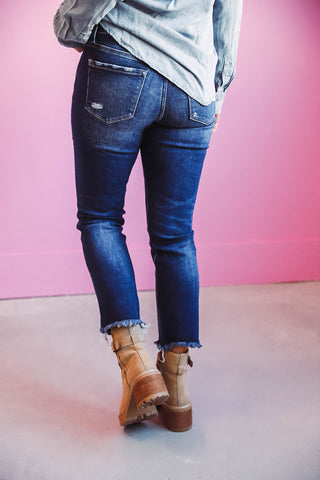 Simone Low Rise Slim Straight Denim