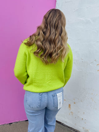 Sylvie Cardigan-Lime