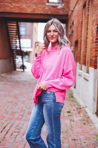 Kenzie Sweater-Pink