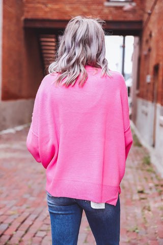 Kenzie Sweater-Pink