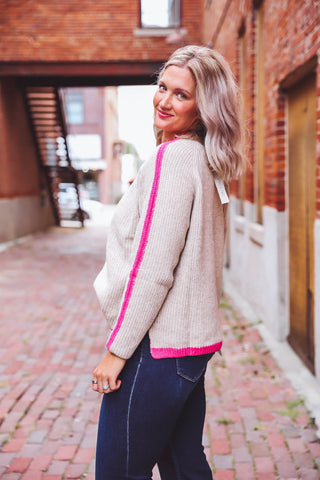 Brynn Sweater-Taupe