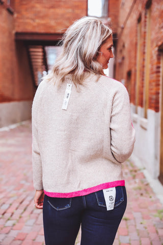 Brynn Sweater-Taupe