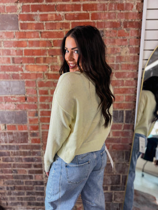 Daydream Striped Cardigan-Daisy