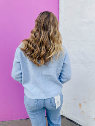 Cloud Soft Cardigan-Sky