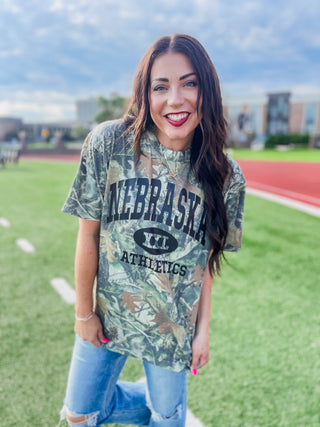 Nebraska Athletics Camo Tee