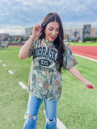 Nebraska Athletics Camo Tee