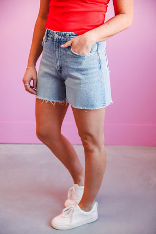 Jayde High Rise Boyfriend Shorts