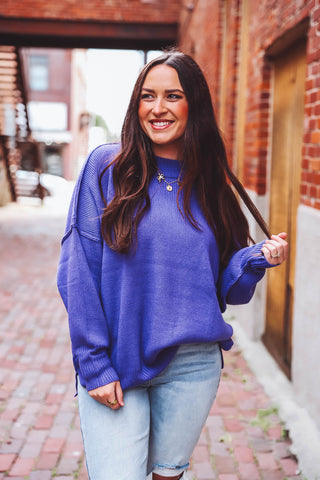 Kenzie Sweater-Purple