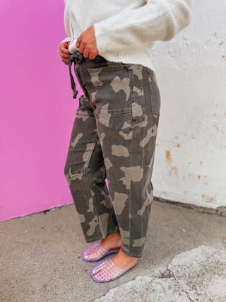 Ace Camo Barrel Pants
