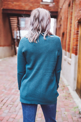 Tara Cardigan-Teal