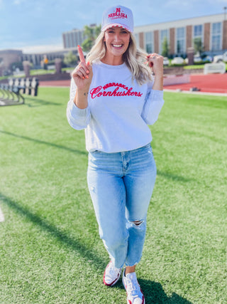 Nebraska Cornhuskers Inside Out Crewneck