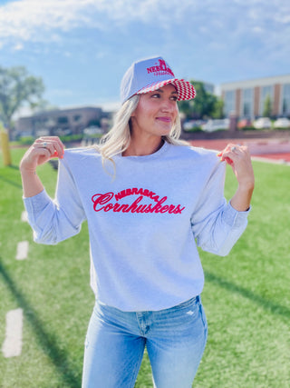 Nebraska Cornhuskers Inside Out Crewneck