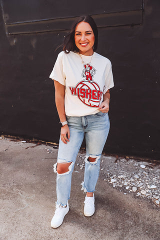 Nebraska Volleyball Mascot Tee